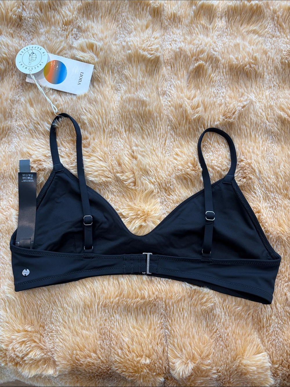 Vuori Black Heat Wave Bikini Top size L - Picture 6 of 6